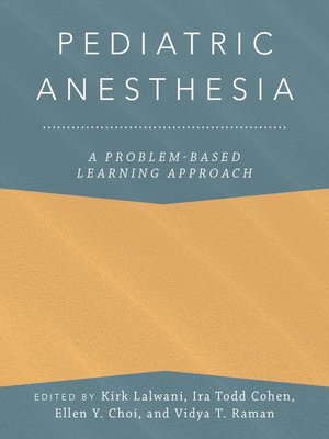 cover image of Pediatric Anesthesia
